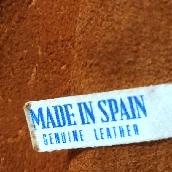 Vintage " 1970' s Brown Fringe Suede Shoulder Bag - Picture 12 of 12